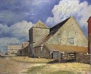 William Rothenstein Barn at Cherington, oil painting reproduction